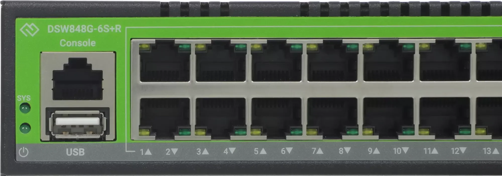 Коммутатор Digma DSP848G-6S+R700 (L3) 48x1Гбит/с 6SFP+ 700W управляемый