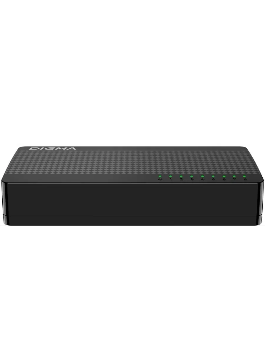 Коммутатор Digma DSW-308FE 8x100Mb неуправляемый