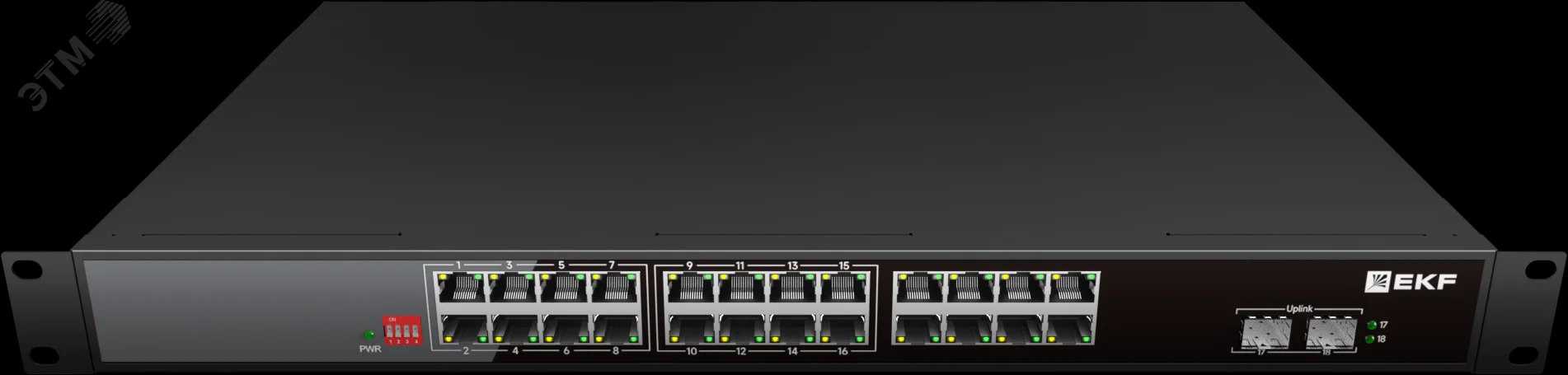 Коммутатор Digma DSW724G-4C-R (L2+) 24x1 Гбит/с 4xКомбо(1000BASE-T/SFP) управляемый