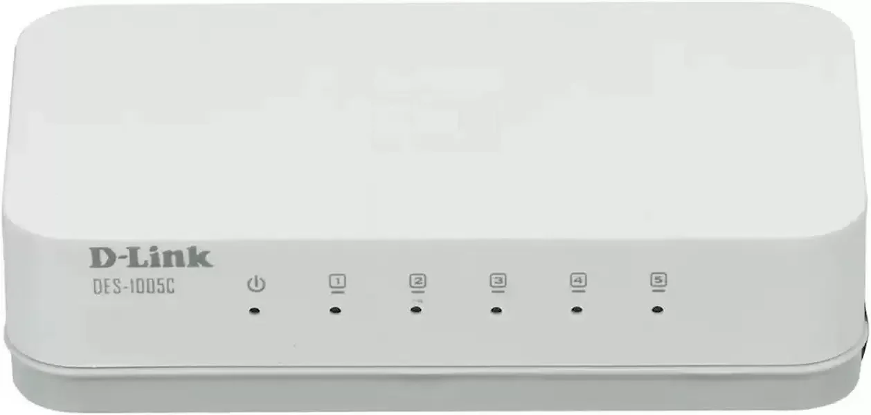 Коммутатор D-Link DES-1005C DES-1005C/C2A 5x100 Мбит/с неуправляемый