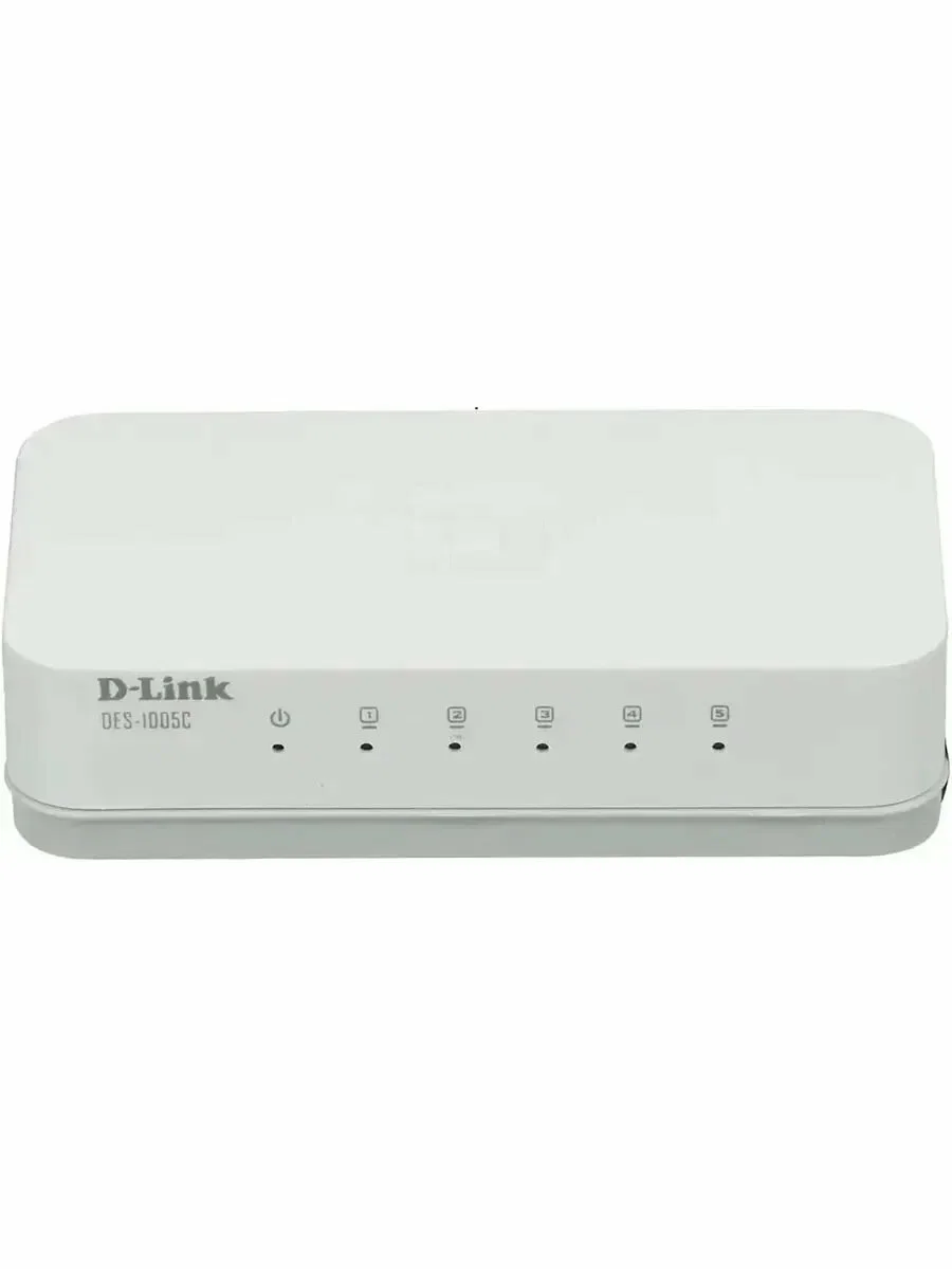 Коммутатор D-Link DES-1005C DES-1005C/C2A 5x100 Мбит/с неуправляемый