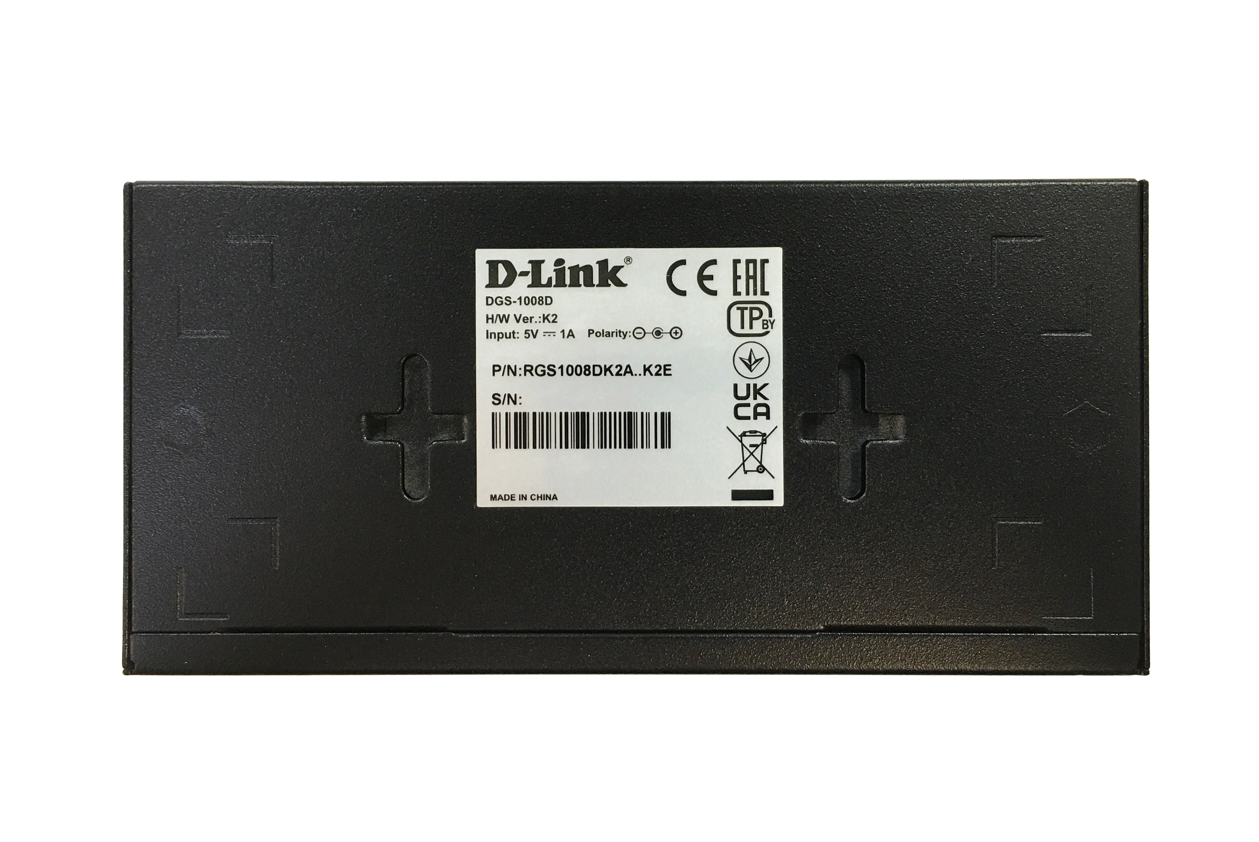 Коммутатор D-Link DGS-1008D/R1A, 8x1000Base-T, корпус металл