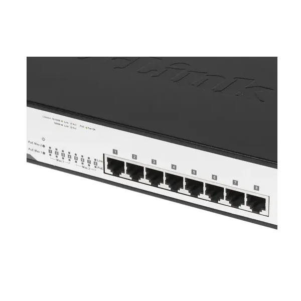 Коммутатор D-Link DGS-1008MP/B1A