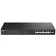 Коммутатор D-Link DGS-1018P DGS-1018P/B1A 16x1 Гбит/с 2SFP 16PoE 240W неуправляемый