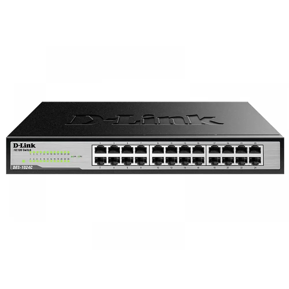 Коммутатор D-Link DGS-1024C DGS-1024C/F6/E 24x1Gbит/с неуправляемый