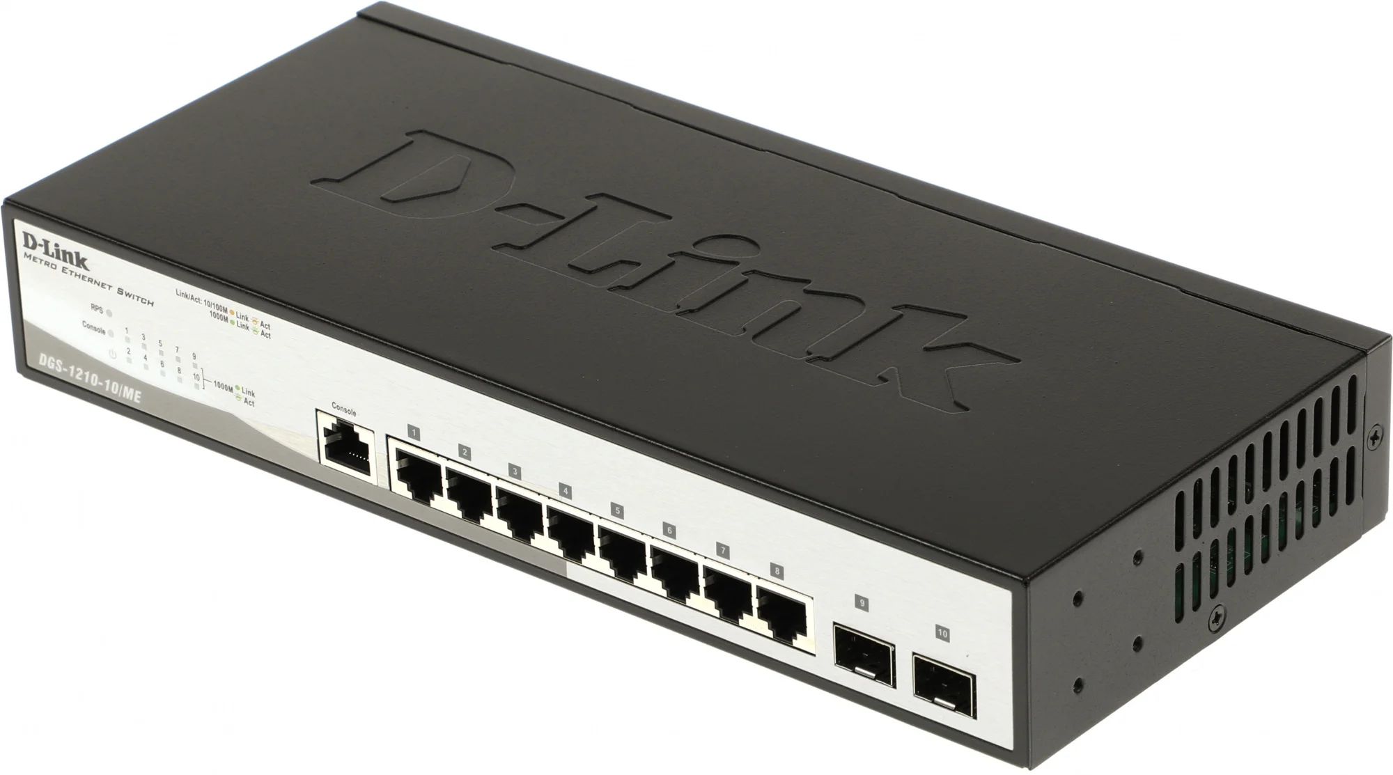 Коммутатор D-Link DGS-1210-10X/ME/C1A 8x1 Гбит/с 2SFP+ управляемый