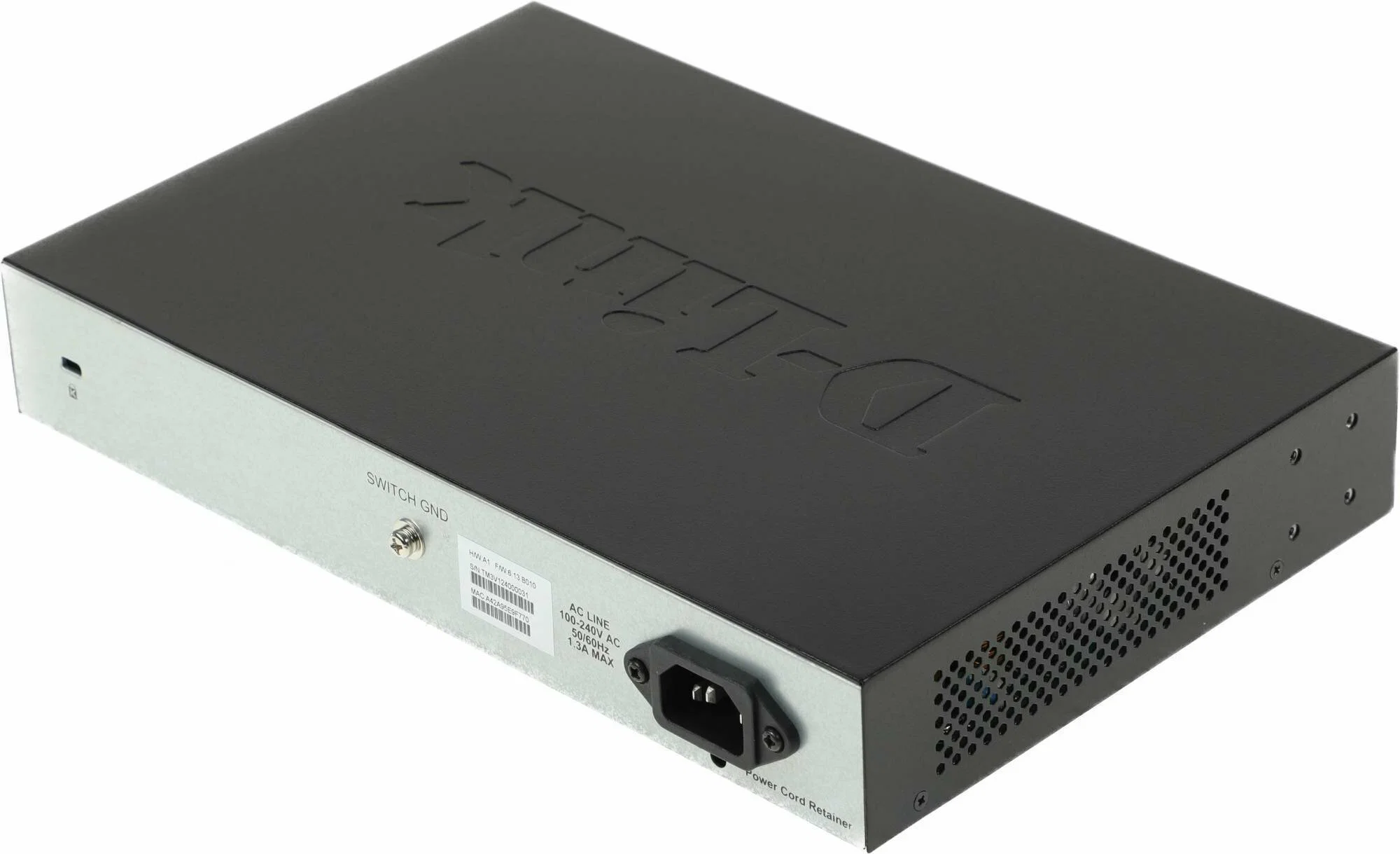 Коммутатор D-Link DGS-1210-10XP/ME/C1A (L2) 8x1 Гбит/с 2SFP+ 8PoE+ 240W управляемый