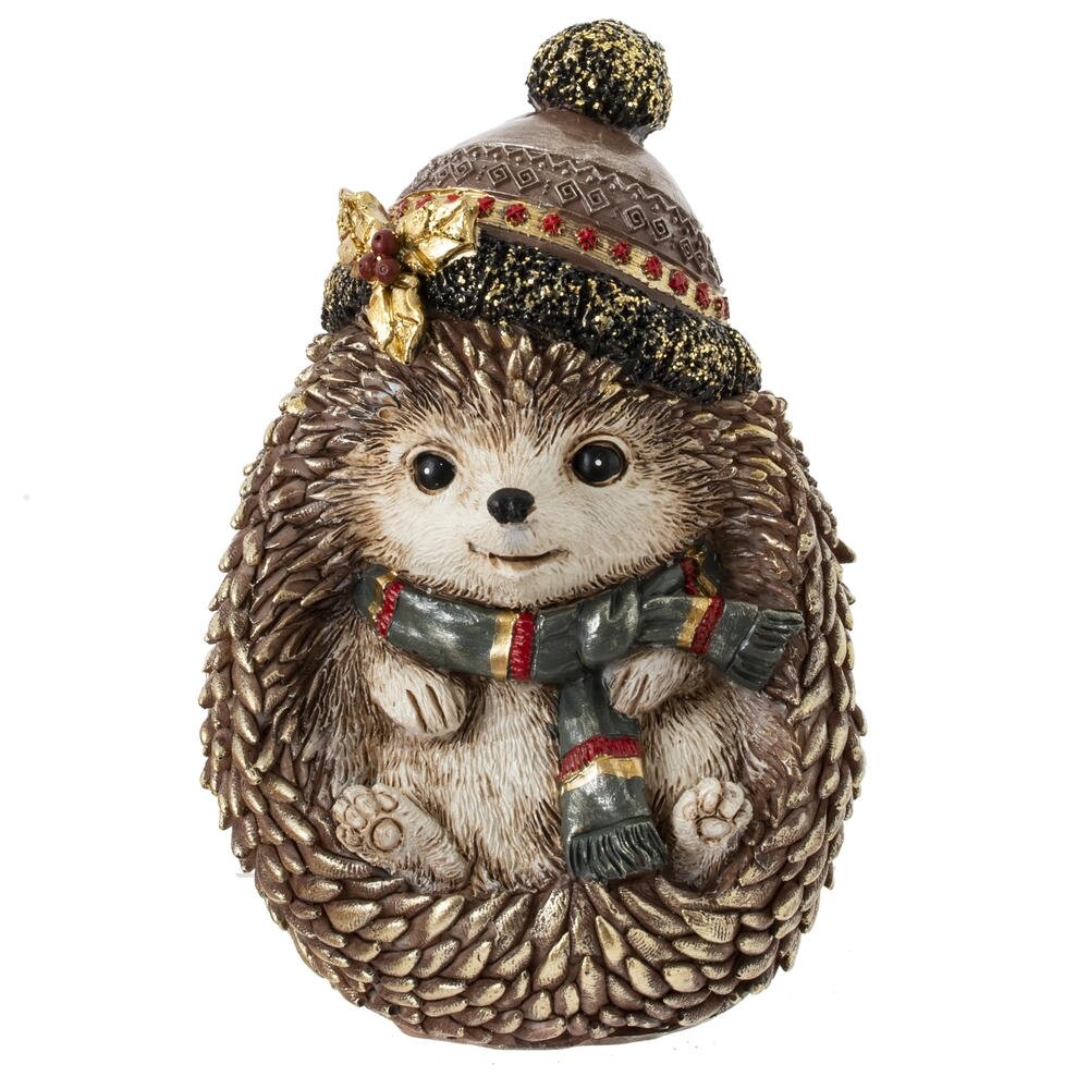 Фигурка декоративная "Ёжик", L10 W10 H14, 2в.