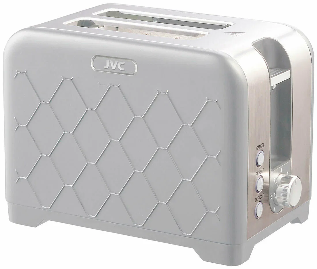 Тостер JVC JK-TS722 900 Вт,7 уровней обжаривания, 2 отделения
