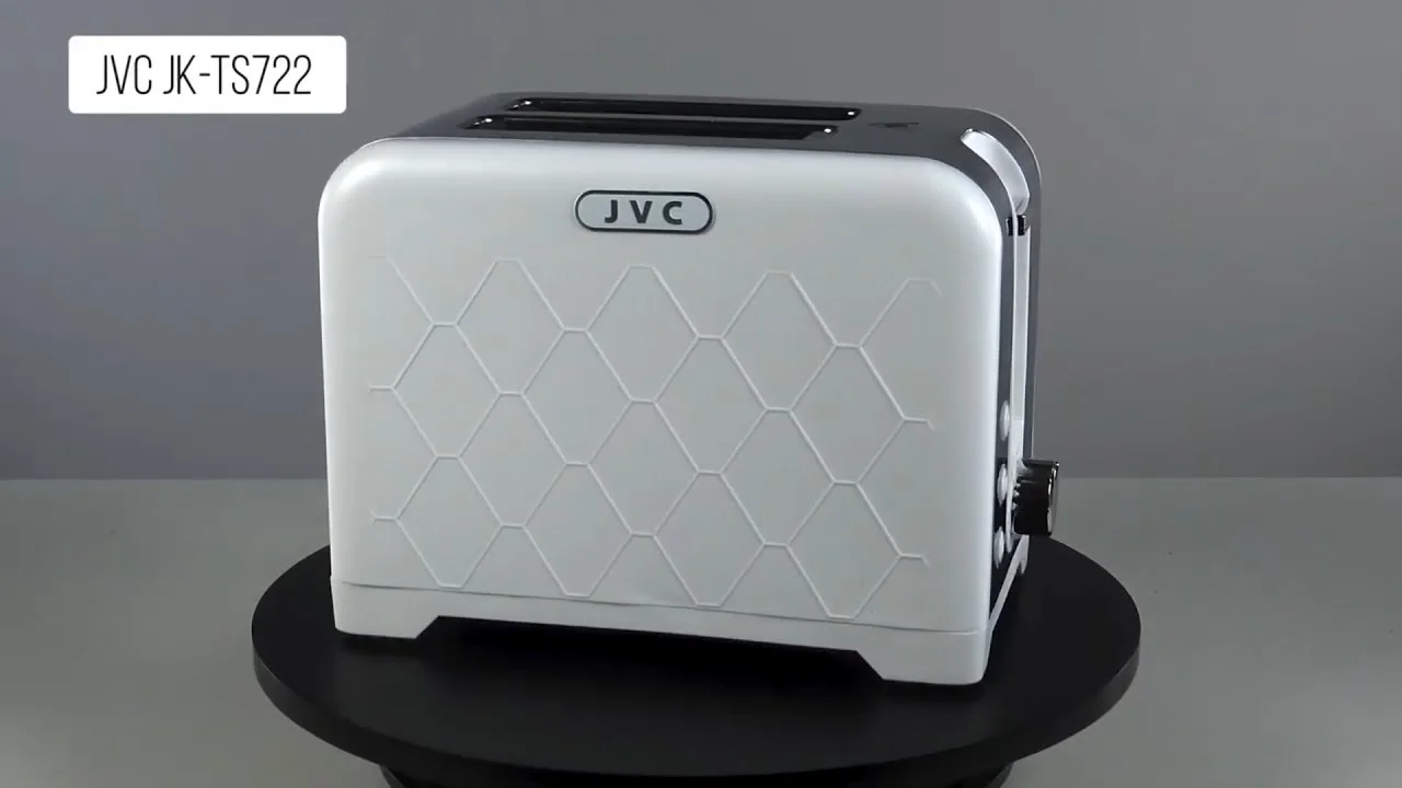 Тостер JVC JK-TS722 900 Вт,7 уровней обжаривания, 2 отделения