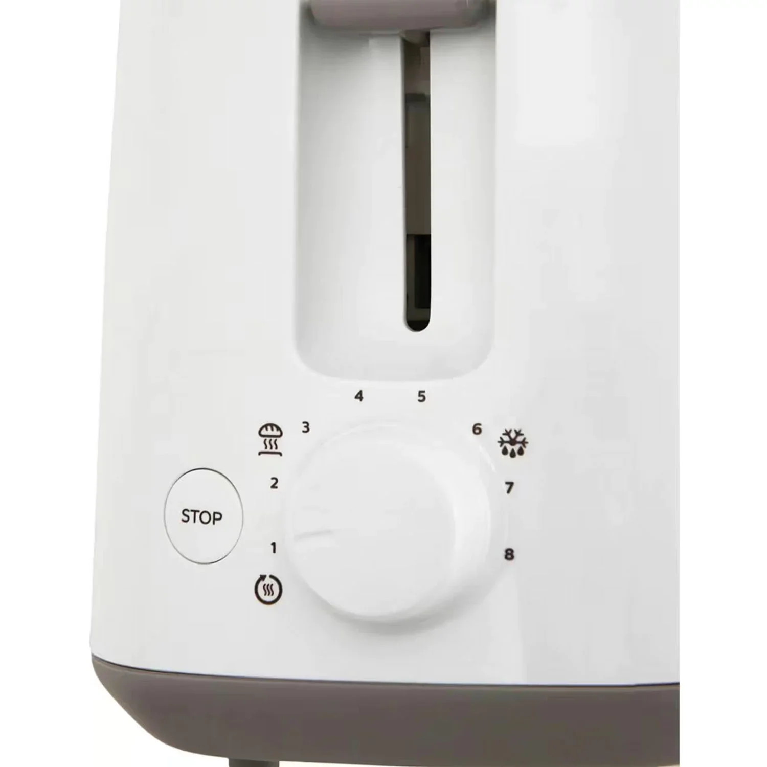 Тостер Philips HD2581, белый (830 Вт, мех, 8 степеней обжаривания, разморозка, подогрев)