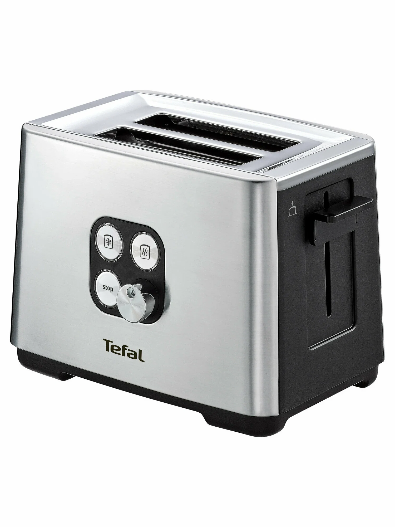 Тостер Tefal TT420D30 900 Вт, металл, 2 отделения, регулировка обжарки