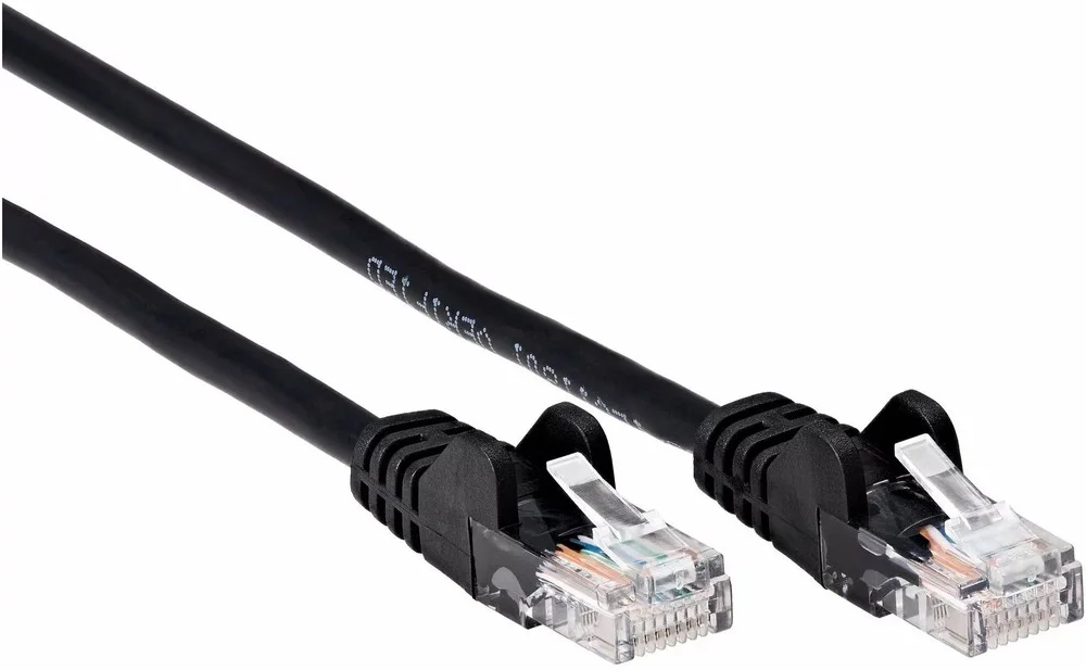 Патчкорд литой iOpen  UTP кат.5е 3м черный <ANP511_3M_BK>