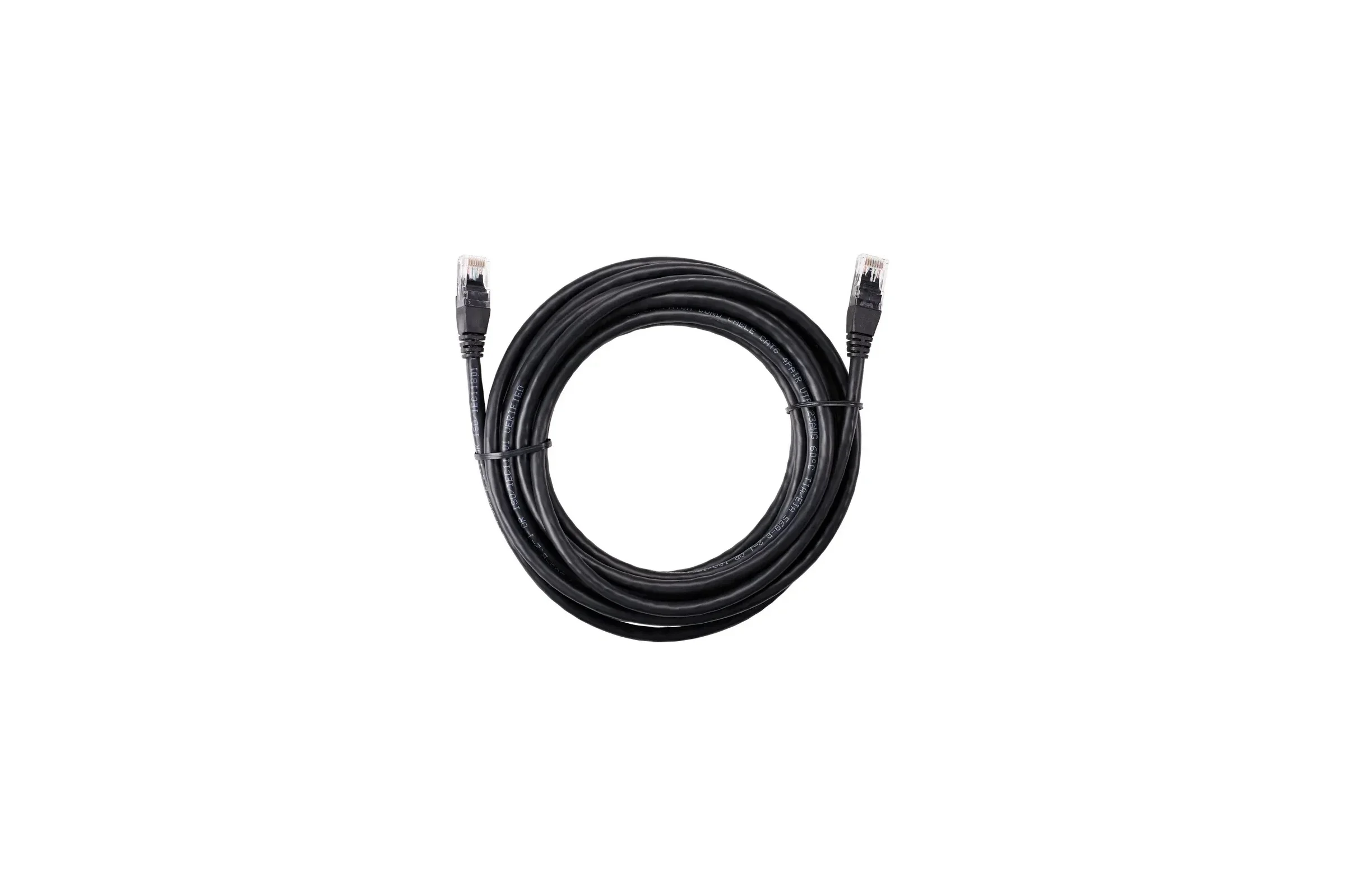 Патчкорд литой iOpen (7/0.20) UTP кат.6 черный 0,5m <ANP612B-BK-0.5M>