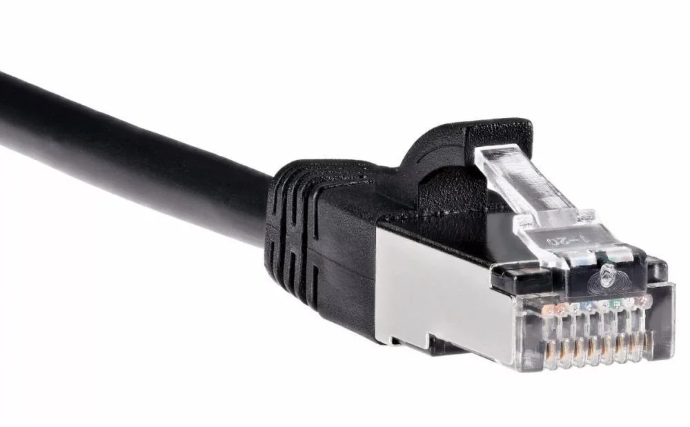 Патчкорд литой iOpen FTP кат.5e (7/0.16) черный 0,5m <ANP522B-BK-0.5M>