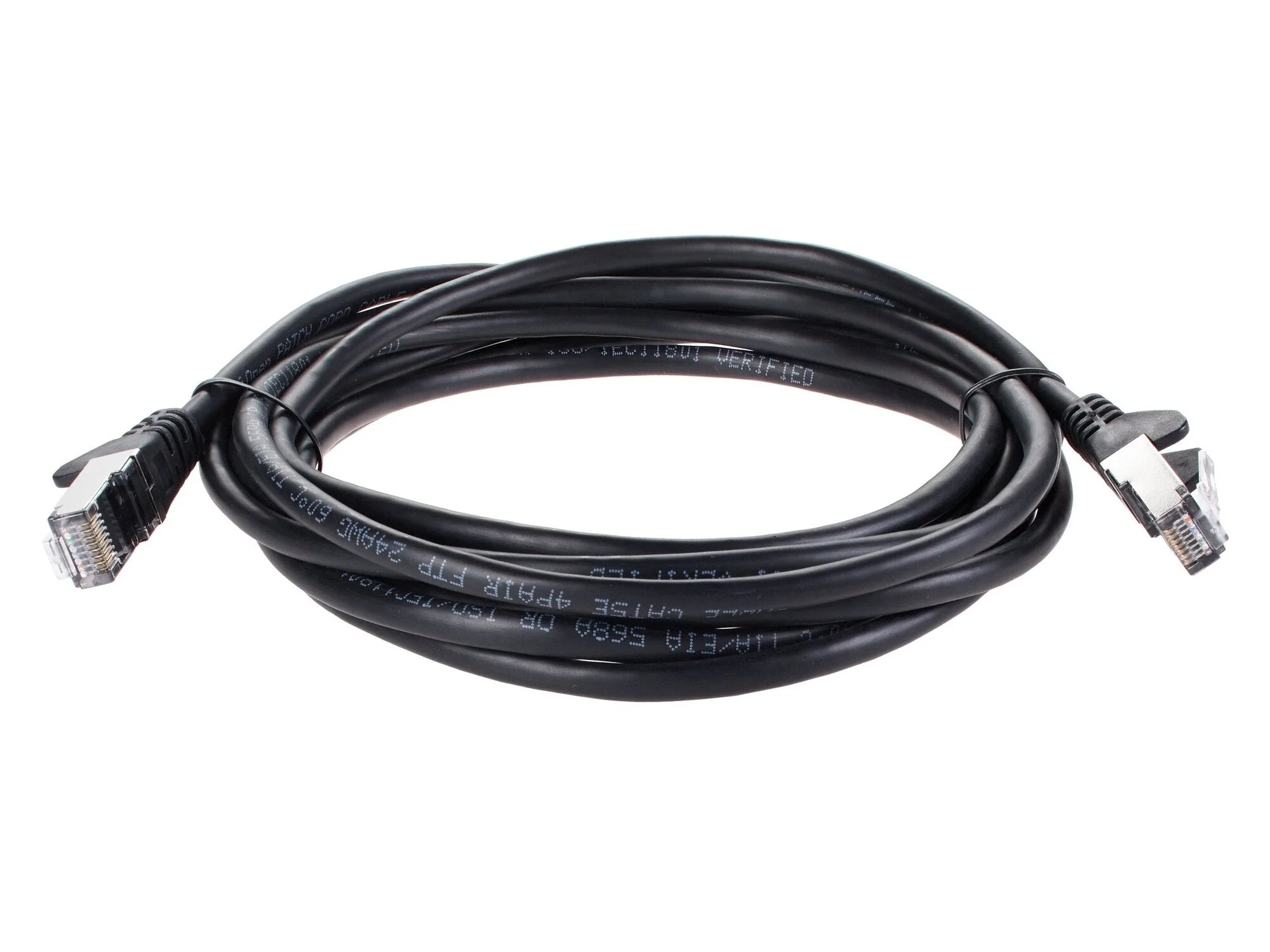Патчкорд литой iOpen FTP кат.5e (7/0.16) черный 1m <ANP522B-BK-1M>