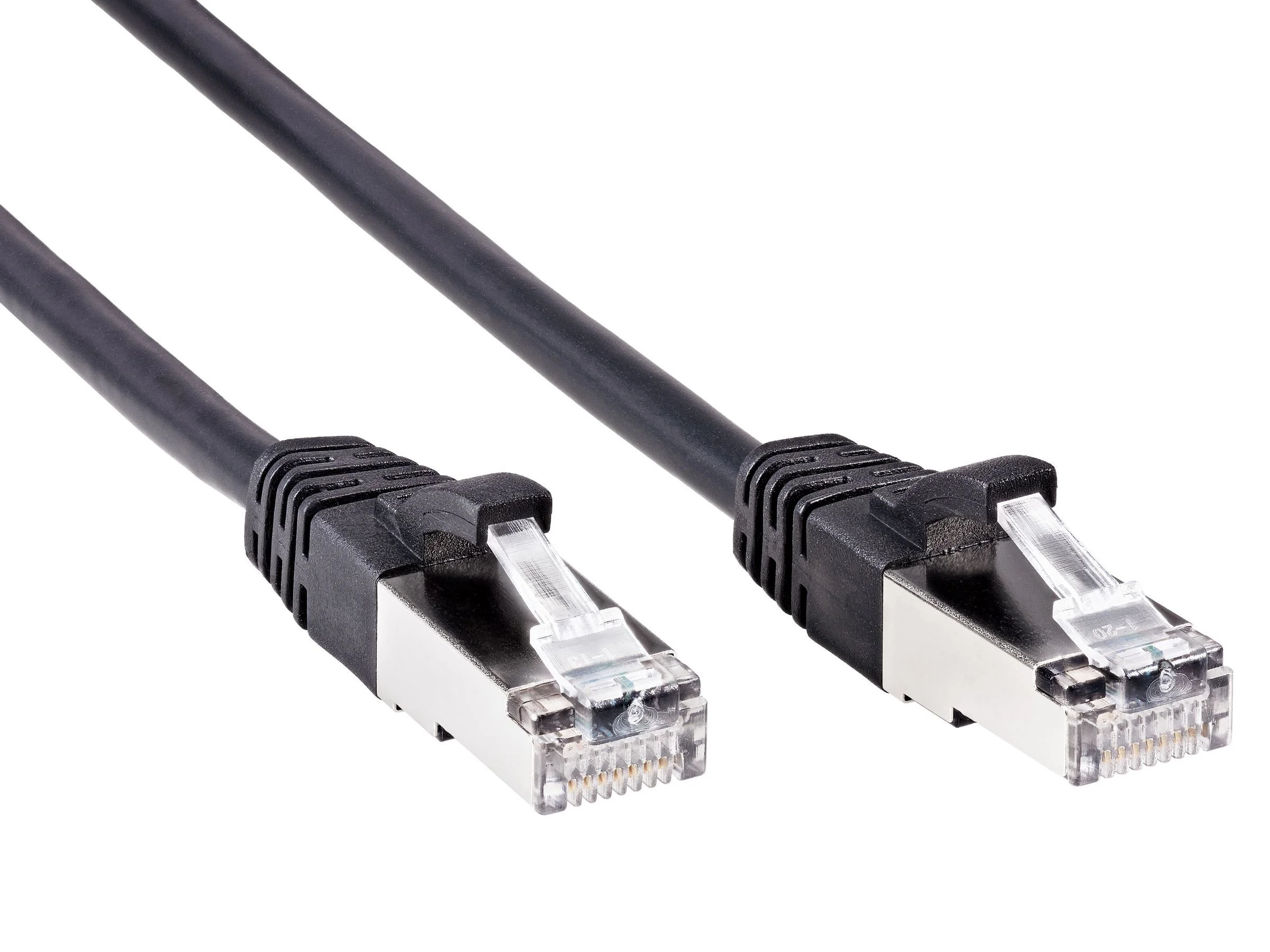 Патчкорд литой iOpen FTP кат.5e (7/0.16) черный 7,5m <ANP522B-BK-7.5M>