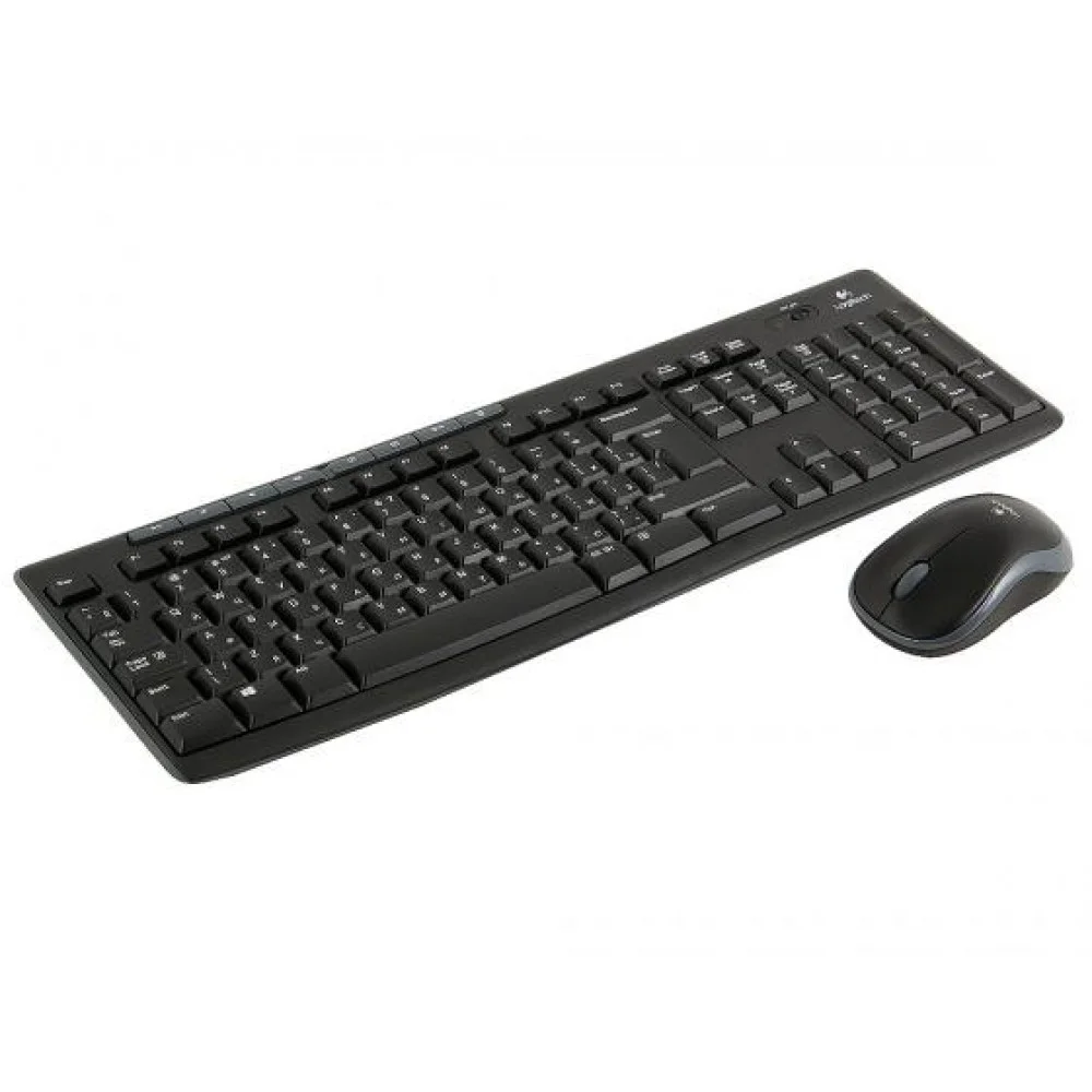 Logitech Комплект беспроводной MK270 (клавиатура + мышь), 1000dpi, RUS, чёрный.