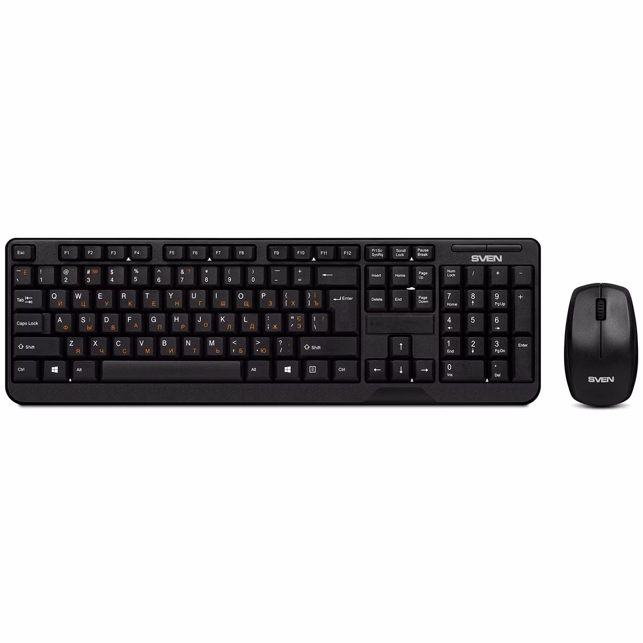 SVEN Комплект беспроводной клавиатура + мышь Comfort 3300 Wireless (104 кл, 1000DPI, 2+1кл.)_1