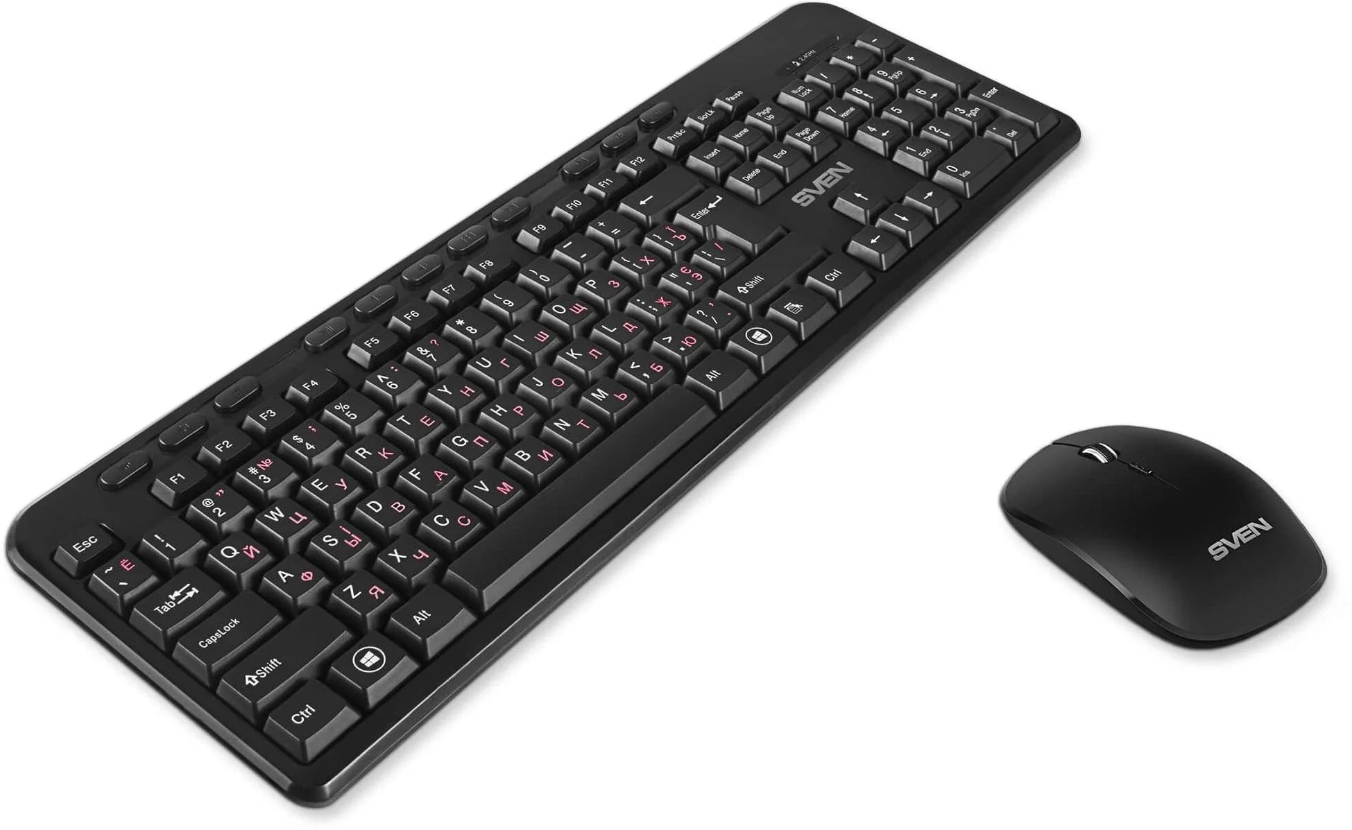 SVEN Комплект беспроводной клавиатура + мышь KB-C3200W (2,4 GHz, 114 кл, 1000-2000DPI)