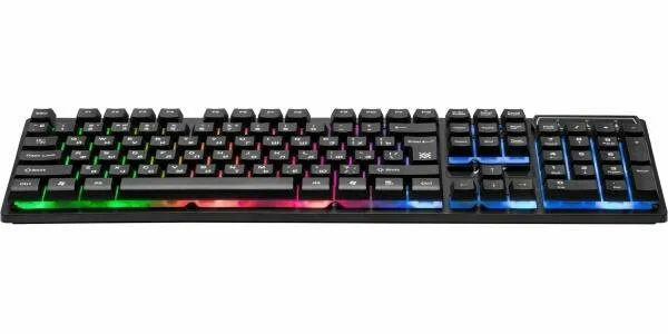 Defender Игровая клавиатура проводная Arx GK-196L RU, радужная подсветка