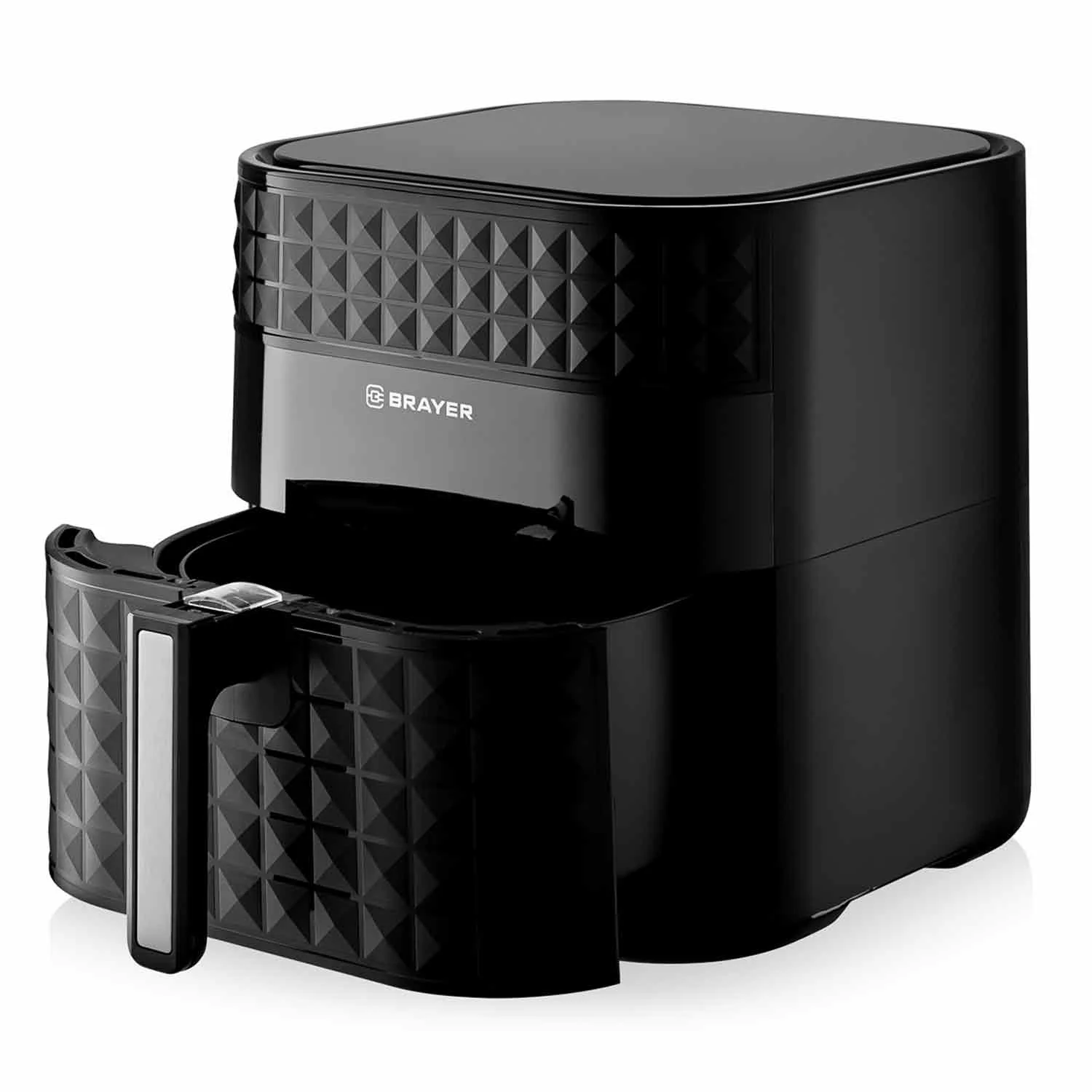 Аэрогриль BR2053 BRAYER, 1800 Вт, 12 л, t. 200С, вертел, шашлык, аэрофри, LED-дисплей, 10 программ