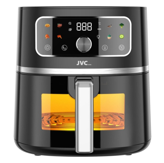 Аэрогриль JVC JK-MB055, 1750 Вт, 5,5л, антипригар. покрытие, 8 программ.