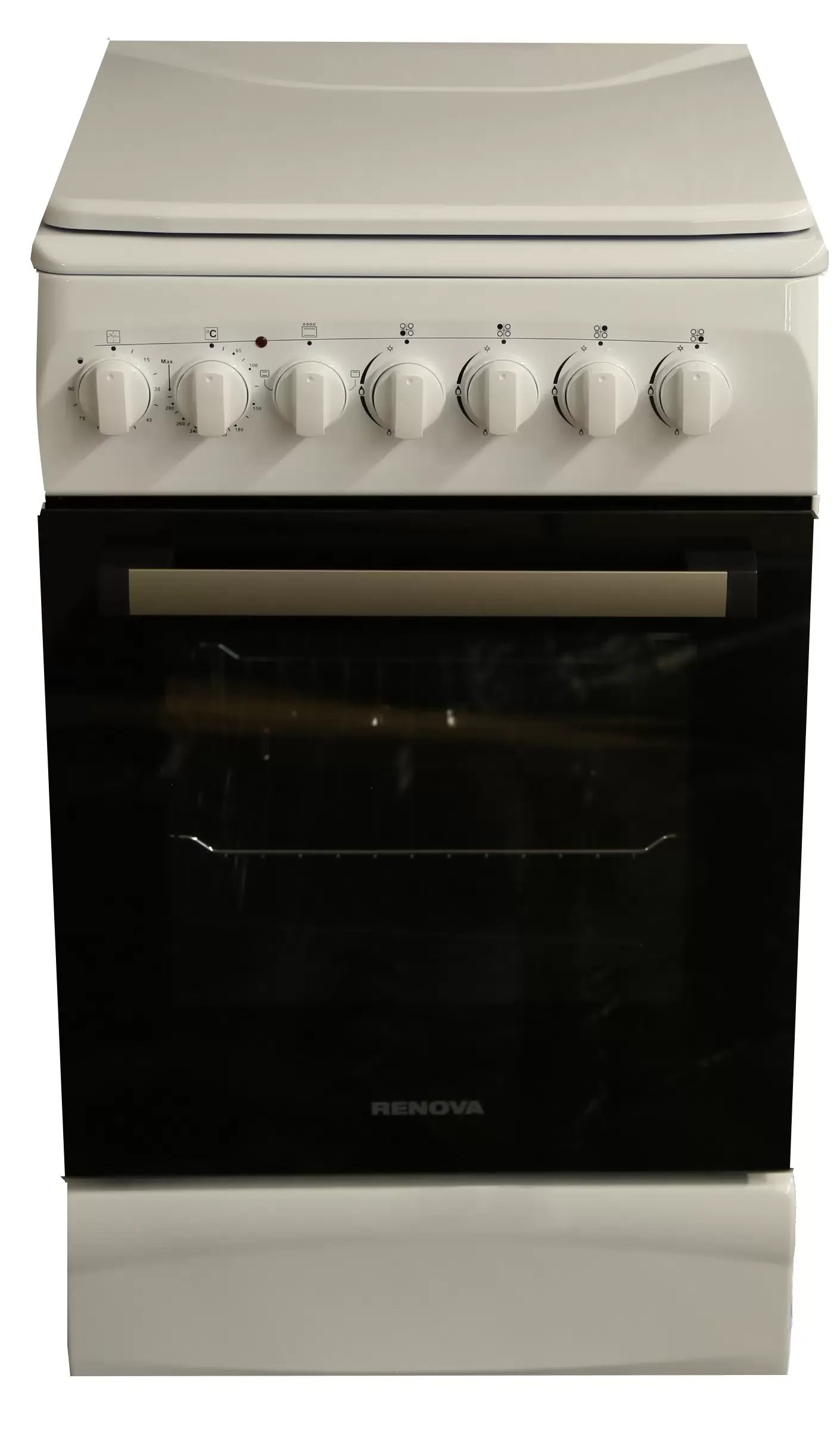 Плита газовая RENOVA SG5E-TW-TR,50x60x85? эл. дух. 58л.,