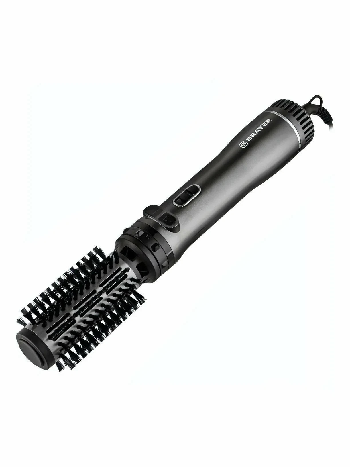 Фен-щетка BRAYER BR3137, 1000 Вт, кругл. щетка 38 мм, концентратор, кругл. щетка 50 мм, шнур 1,8 м