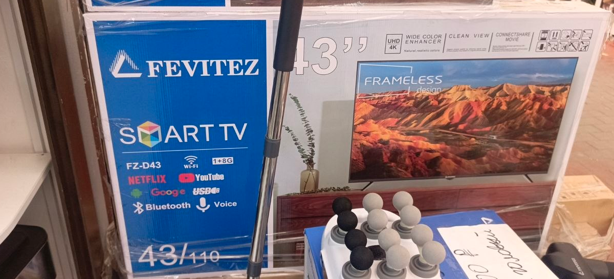 Телевизор LED 43" КТВ FEVITEZ FZ-D43 Андроид14 Bluetooth 4К голос пульт Wi-Fi АКЦИЯ! : 5-12900