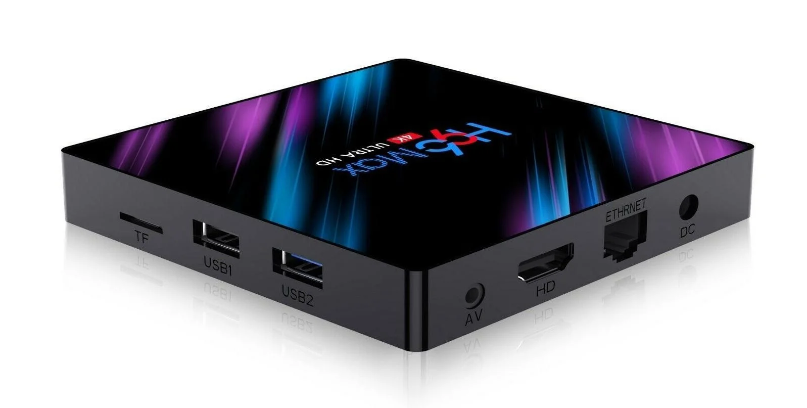 Смарт приставка HCS96  4/64 ГБ  Android 13 .4K HDR 10+.WI-FI Голос пульт  HDMI H.264, H.263, JPEG,