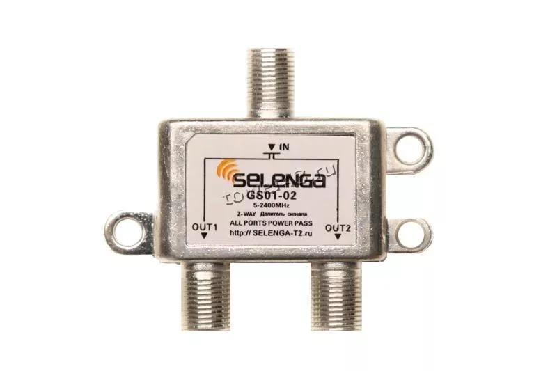 Делитель SAT SELENGA 1x2 (в упаковке)