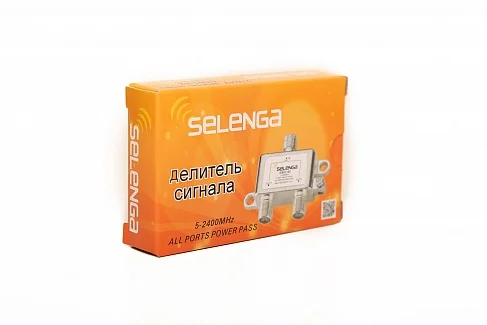 Делитель SAT SELENGA 1x2 (в упаковке)