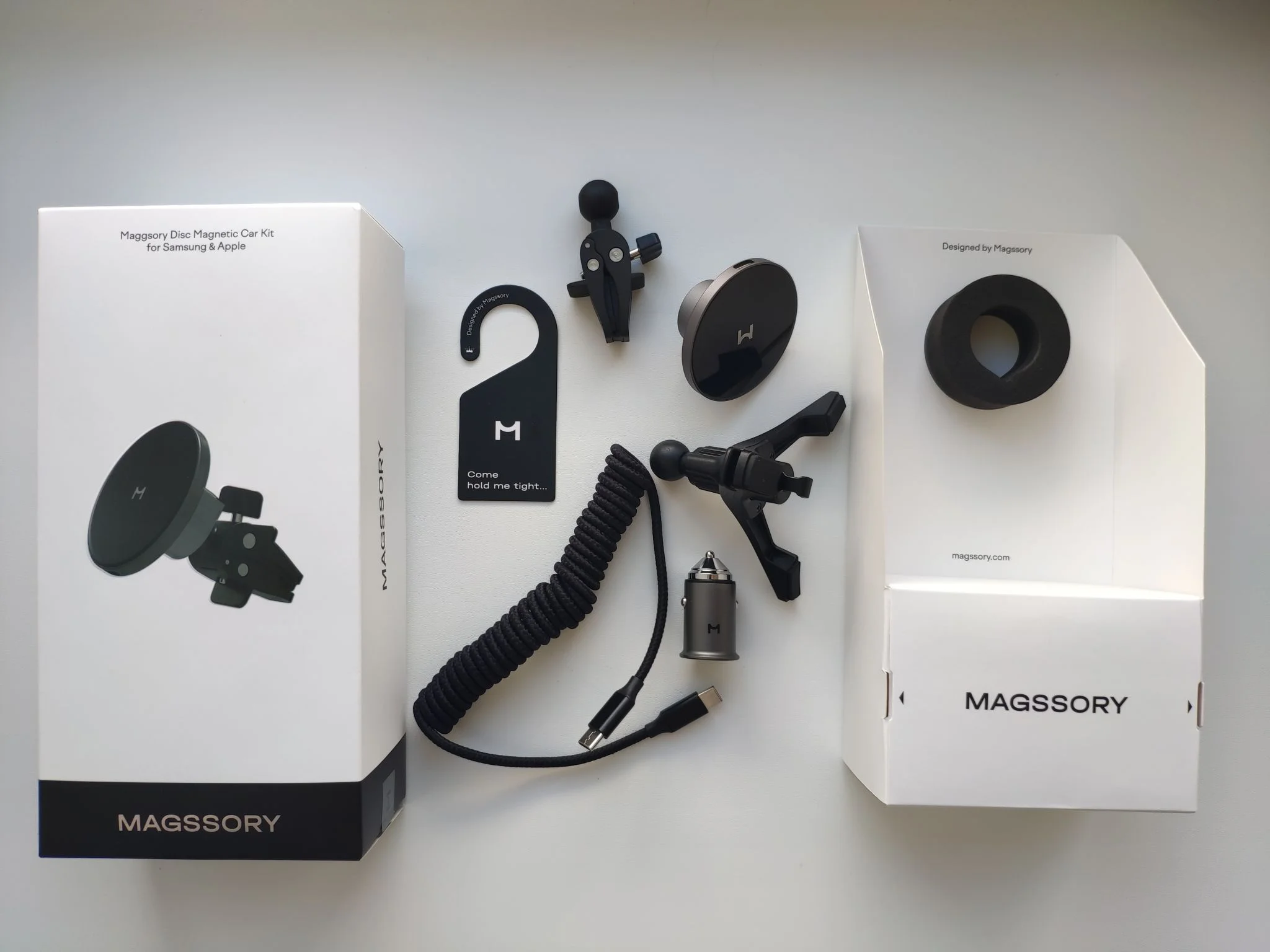 Зарядное устройство Magssory Disc для Samsung и Apple с магнитами (KIT002) midnight/полночь
