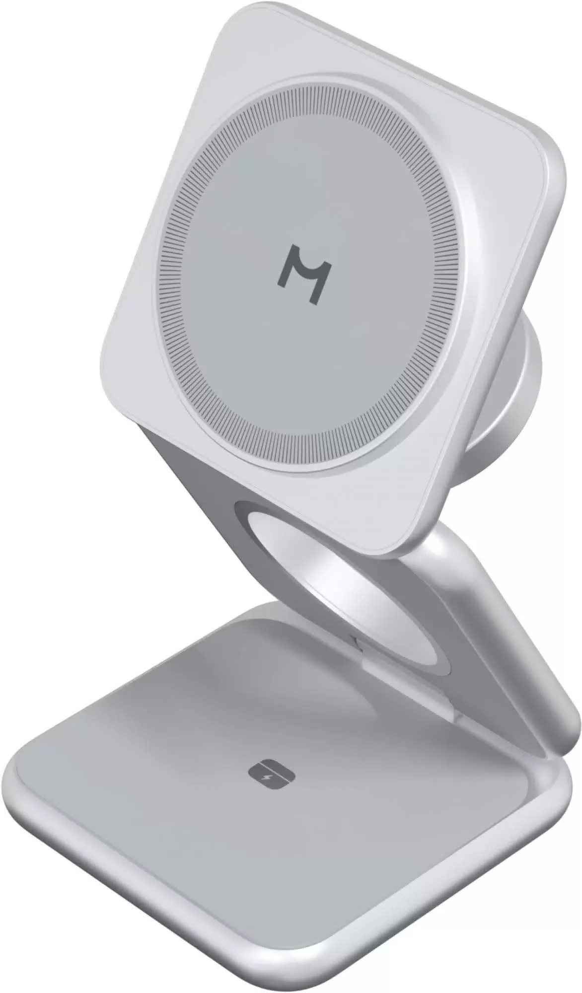 Зарядное устройство Magssory Fold Pro, 3 в 1, с магнитами, совместимое с Qi2 (silver WCH063)