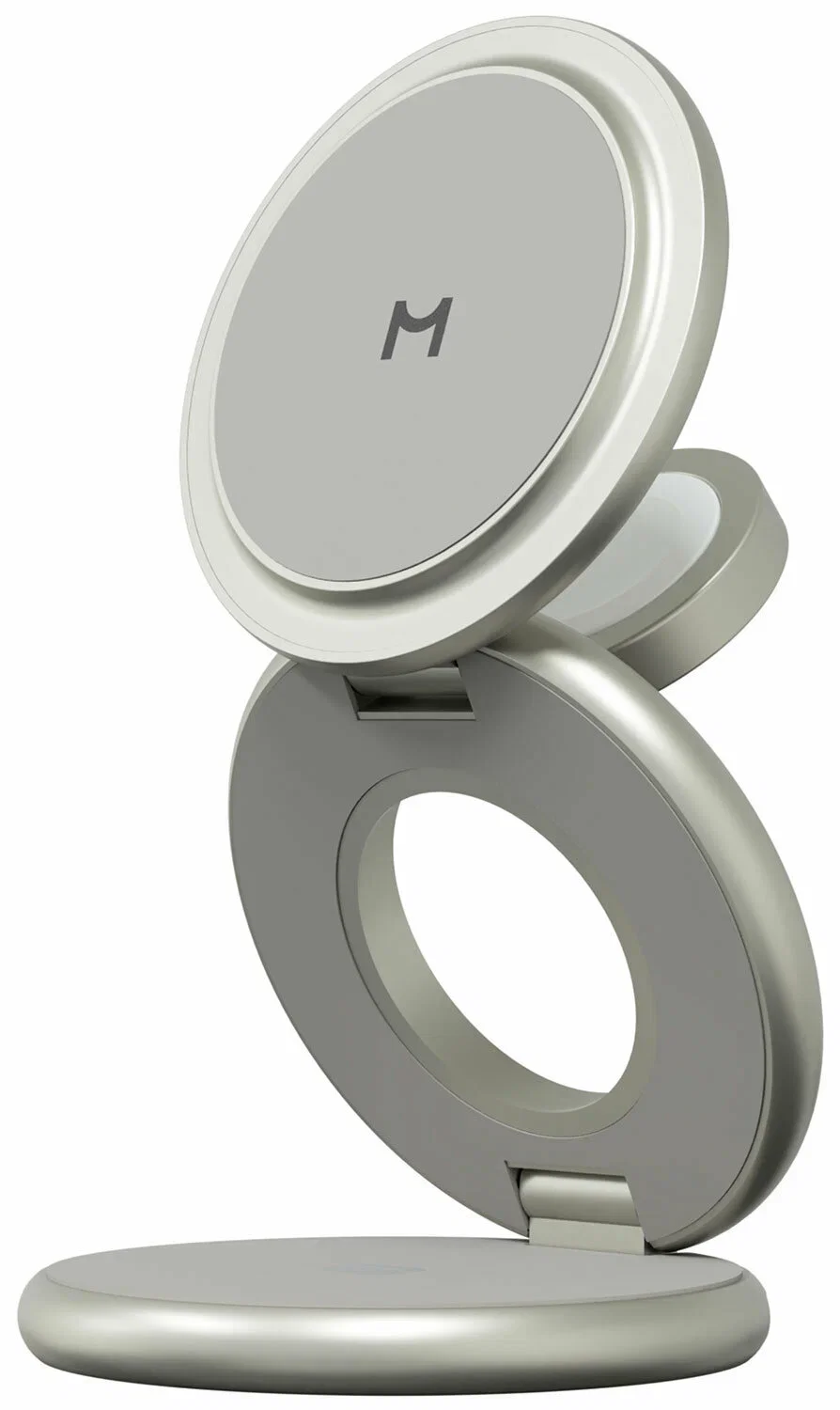 Зарядное устройство Magssory Signature Pro для Apple, с магнитами с поддержкой, Qi2 titan