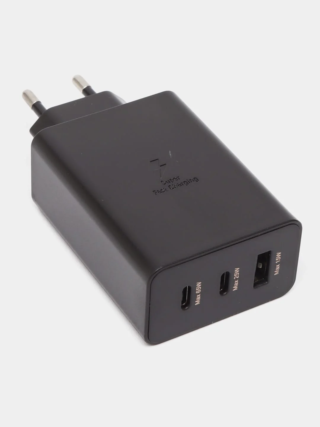 Зарядное устройство Samsung 65W/1xUSB+2xUSB-C/QC/PD/пластик/белый (EP-T6530NWEGRU)