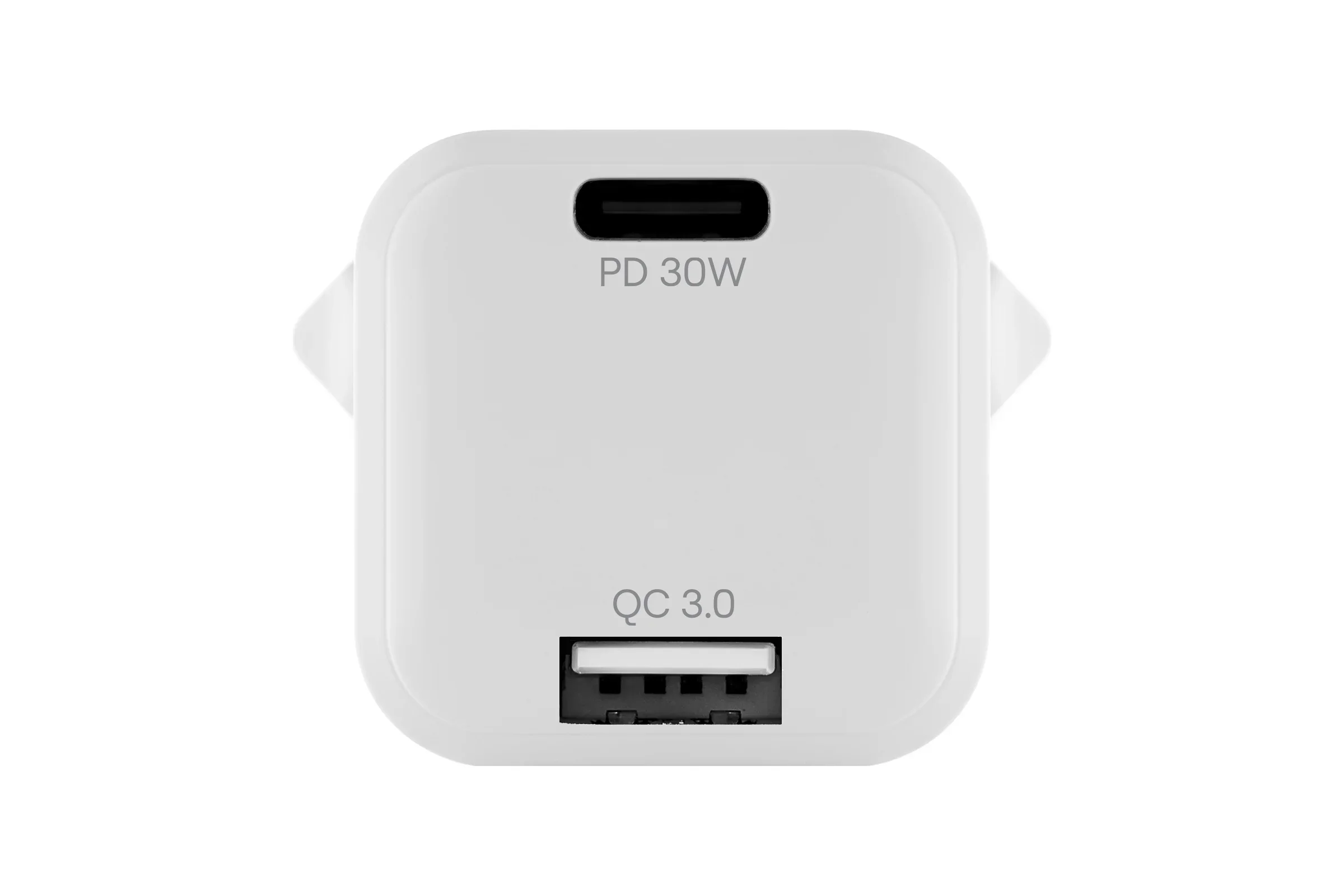 Зарядное устройство uBear Pulse Dual, GaN, белый (WC13WHPD30QC18-AC)