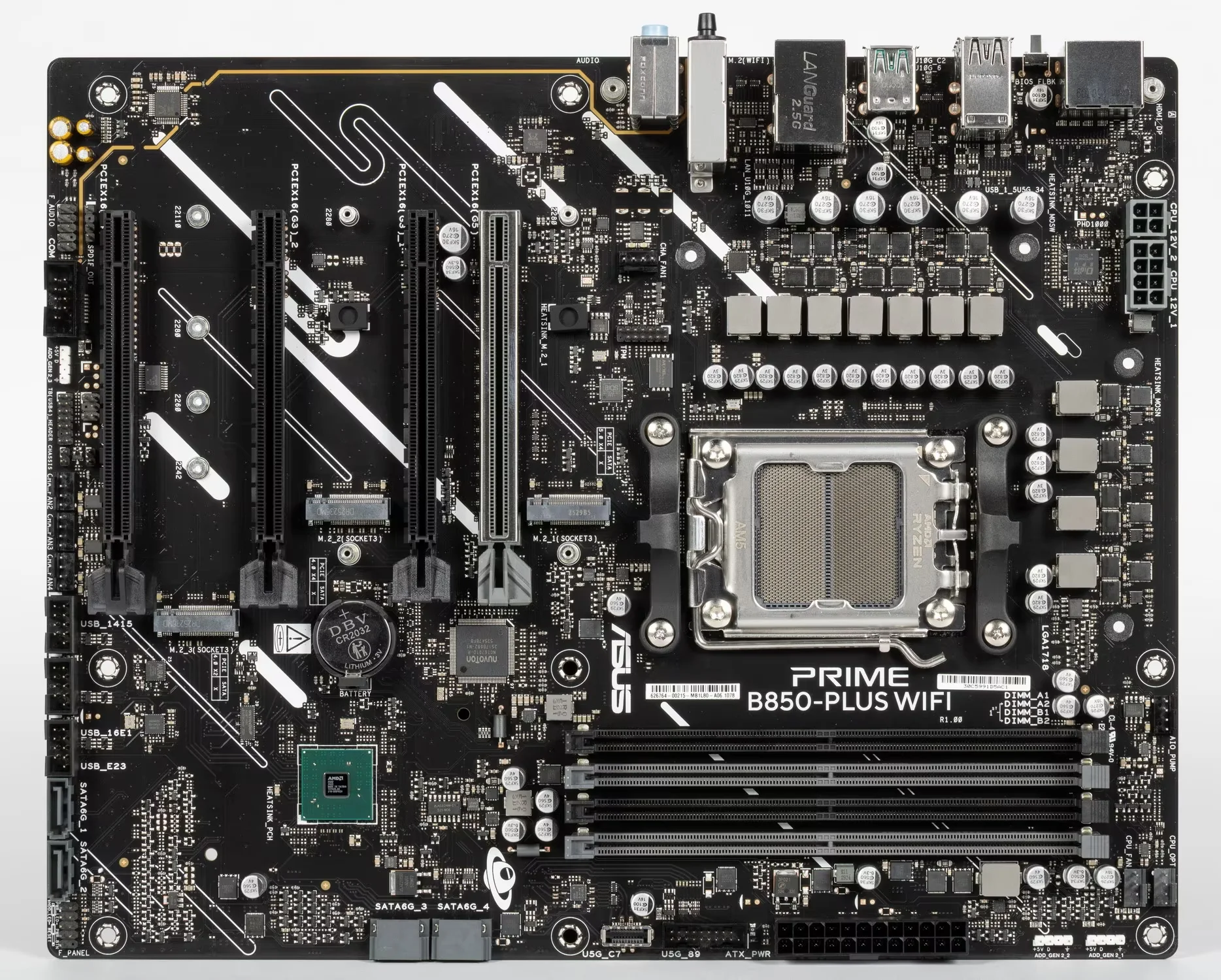 Материнская плата Asus PRIME B850-PLUS (AM5, ATX)