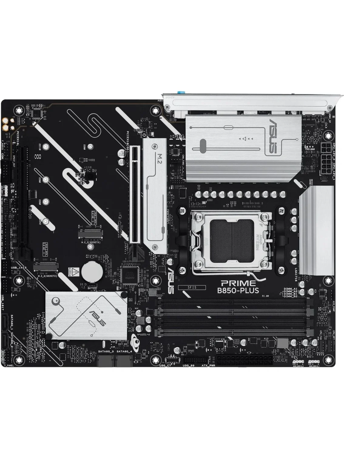 Материнская плата Asus PRIME B850-PLUS (AM5, ATX)