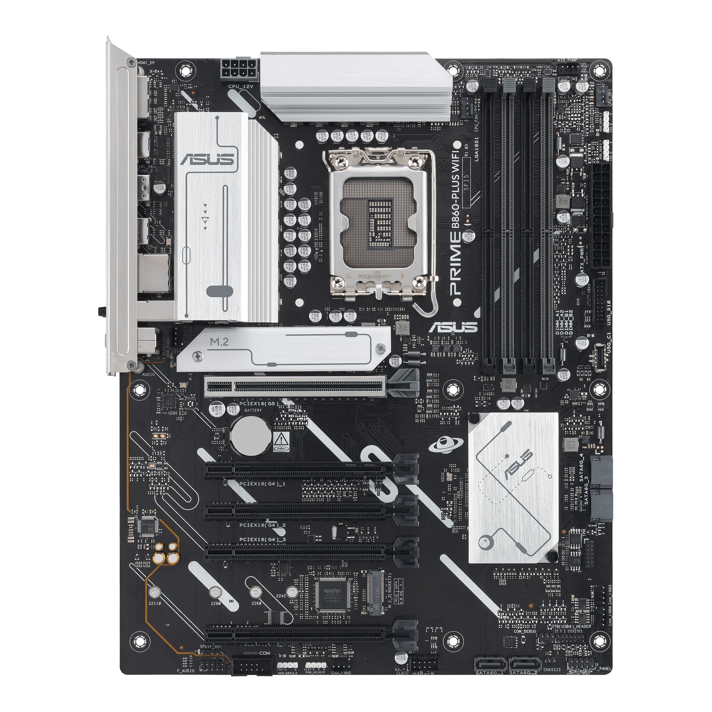 Материнская плата Asus PRIME B860-PLUS WIFI (LGA1851, ATX)