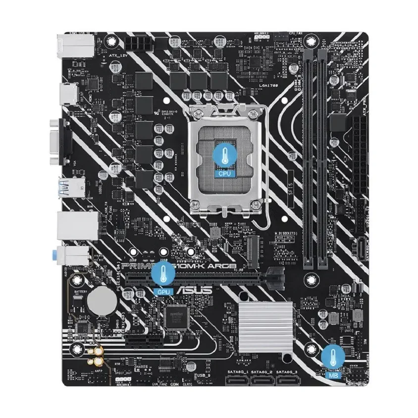 Материнская плата Asus PRIME H610M-K ARGB (LGA1700, mATX)