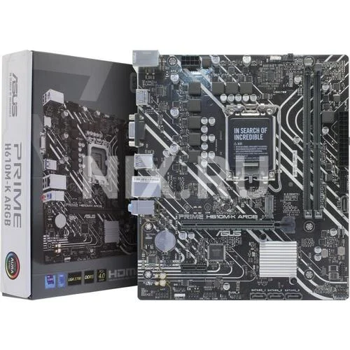 Материнская плата Asus PRIME H610M-K ARGB (LGA1700, mATX)