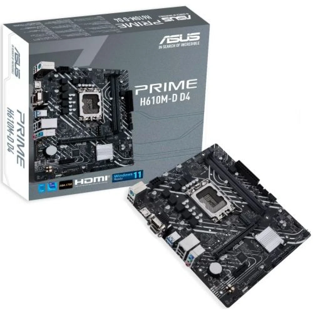 Материнская плата Asus PRIME H610M-R D4-SI (LGA1700, mATX)
