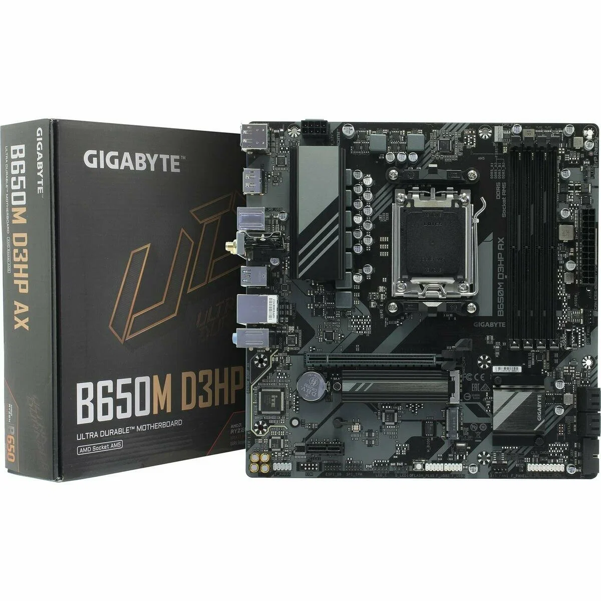 Материнская плата Gigabyte B650M D3HP AX (AM5 mATX)