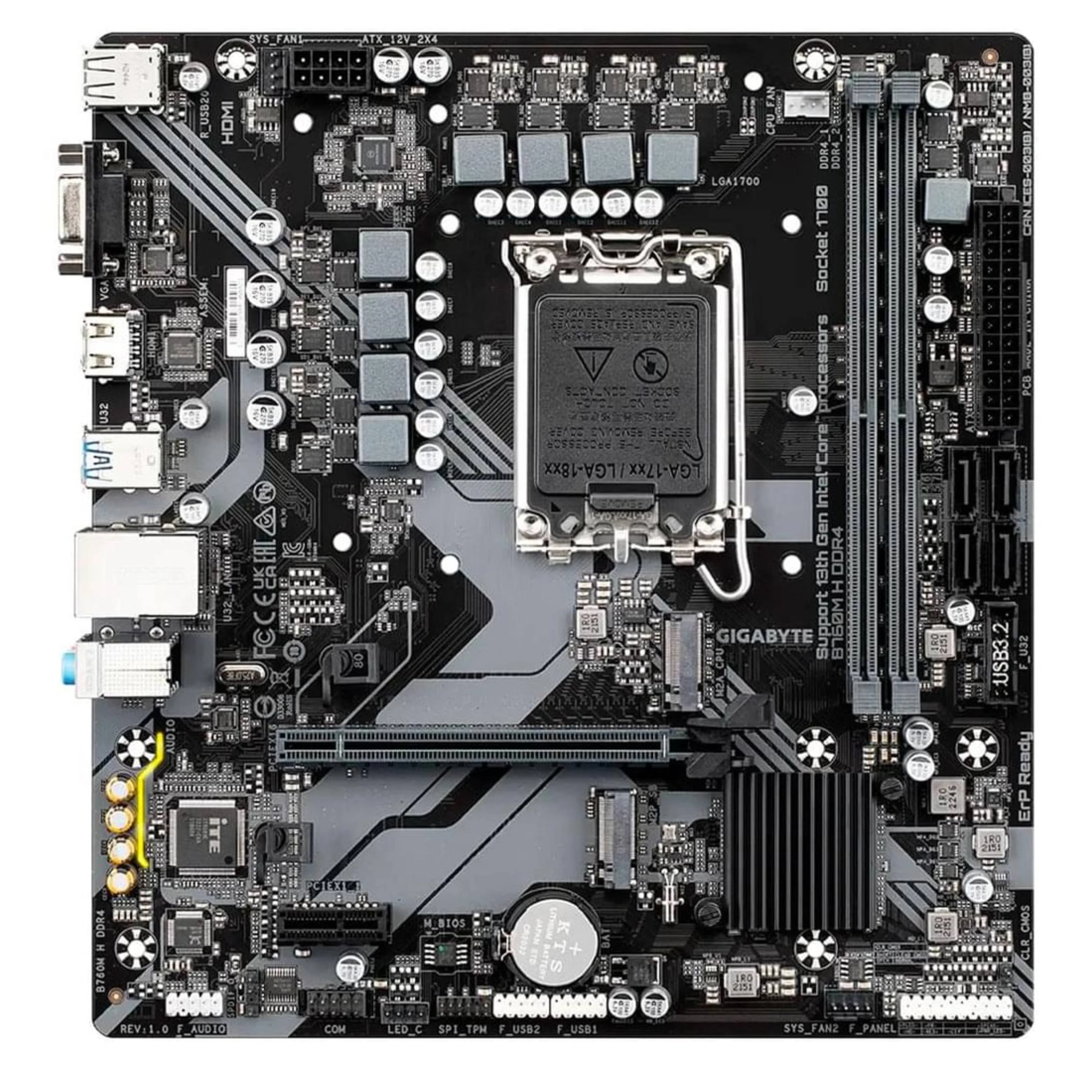 Материнская плата Gigabyte B760M D3HP (LGA1700, mATX)