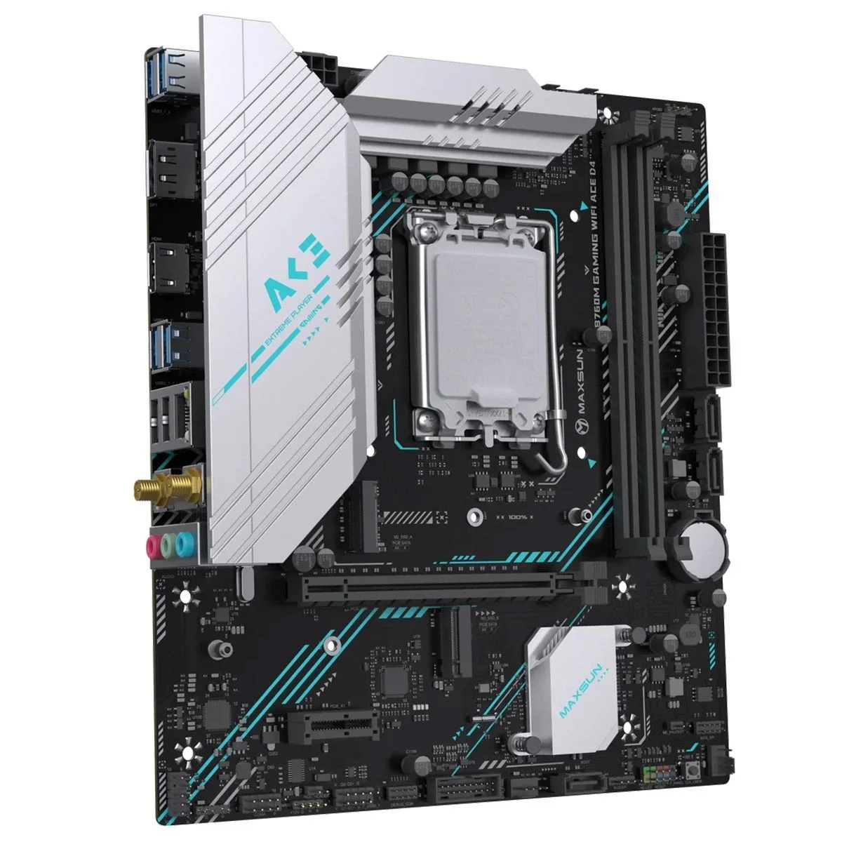 Материнская плата Maxsun MS-B760M GAMING WIFI ACE (LGA1700, mATX)