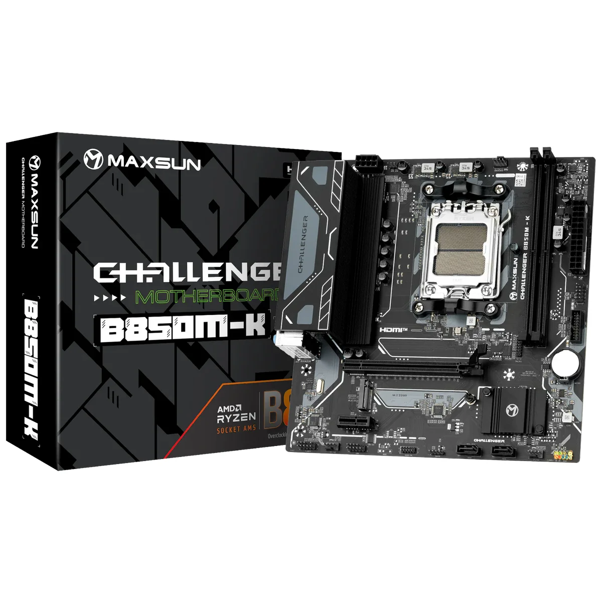 Материнская плата Maxsun MS-Challenger B850M-K WIFI (AM5, mATX)