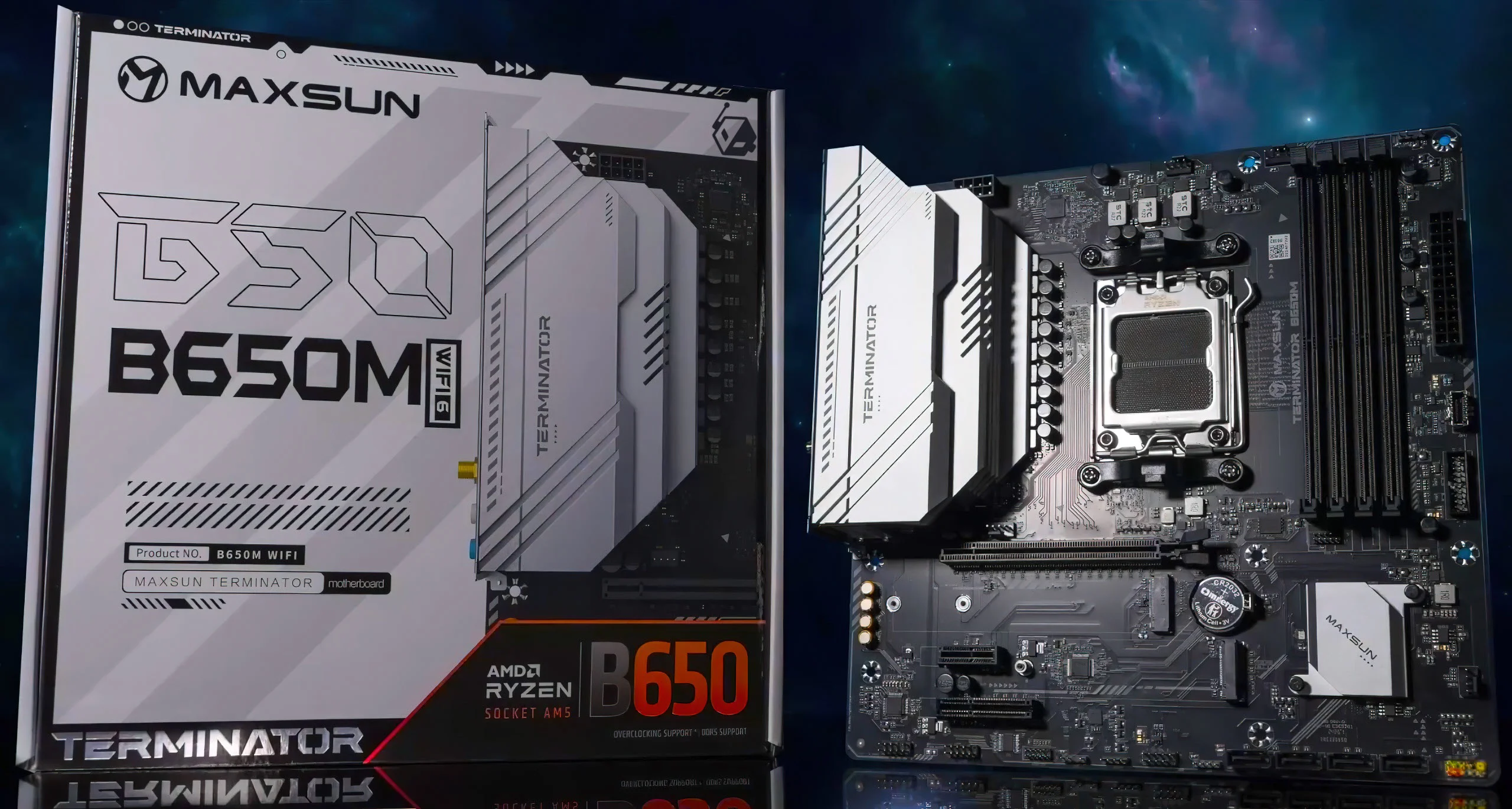 Материнская плата Maxsun MS-Terminator B650M (AM5, mATX)