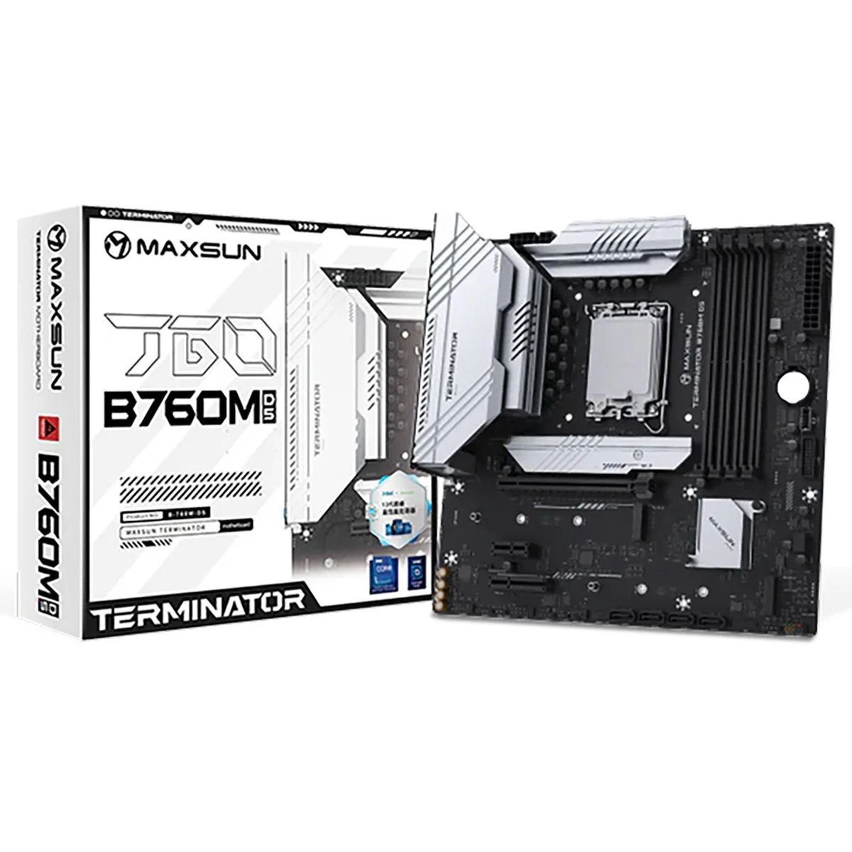 Материнская плата Maxsun MS-Terminator B760M D5 V2 (LGA1700, mATX)